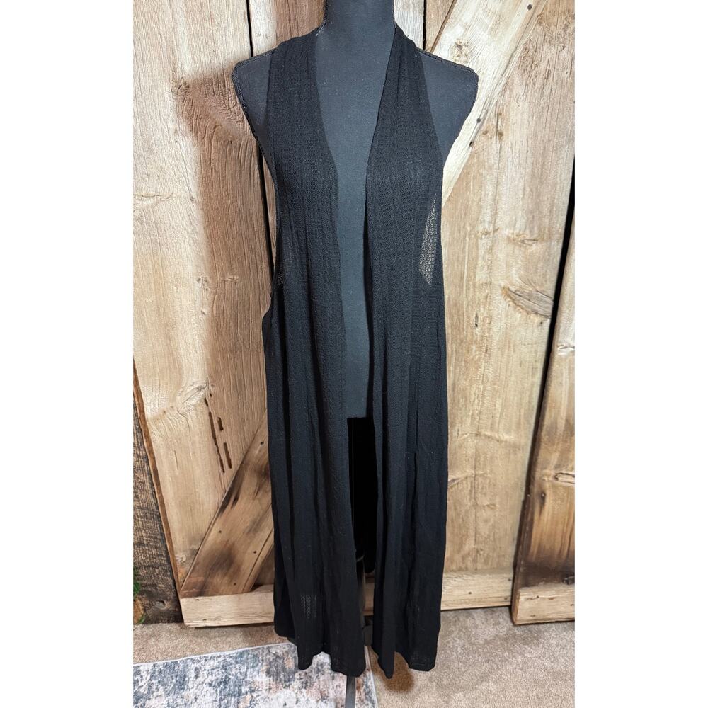 American Eagle Outfitters Women's Size L/XL Sleeveless T-Back Long Cardigan